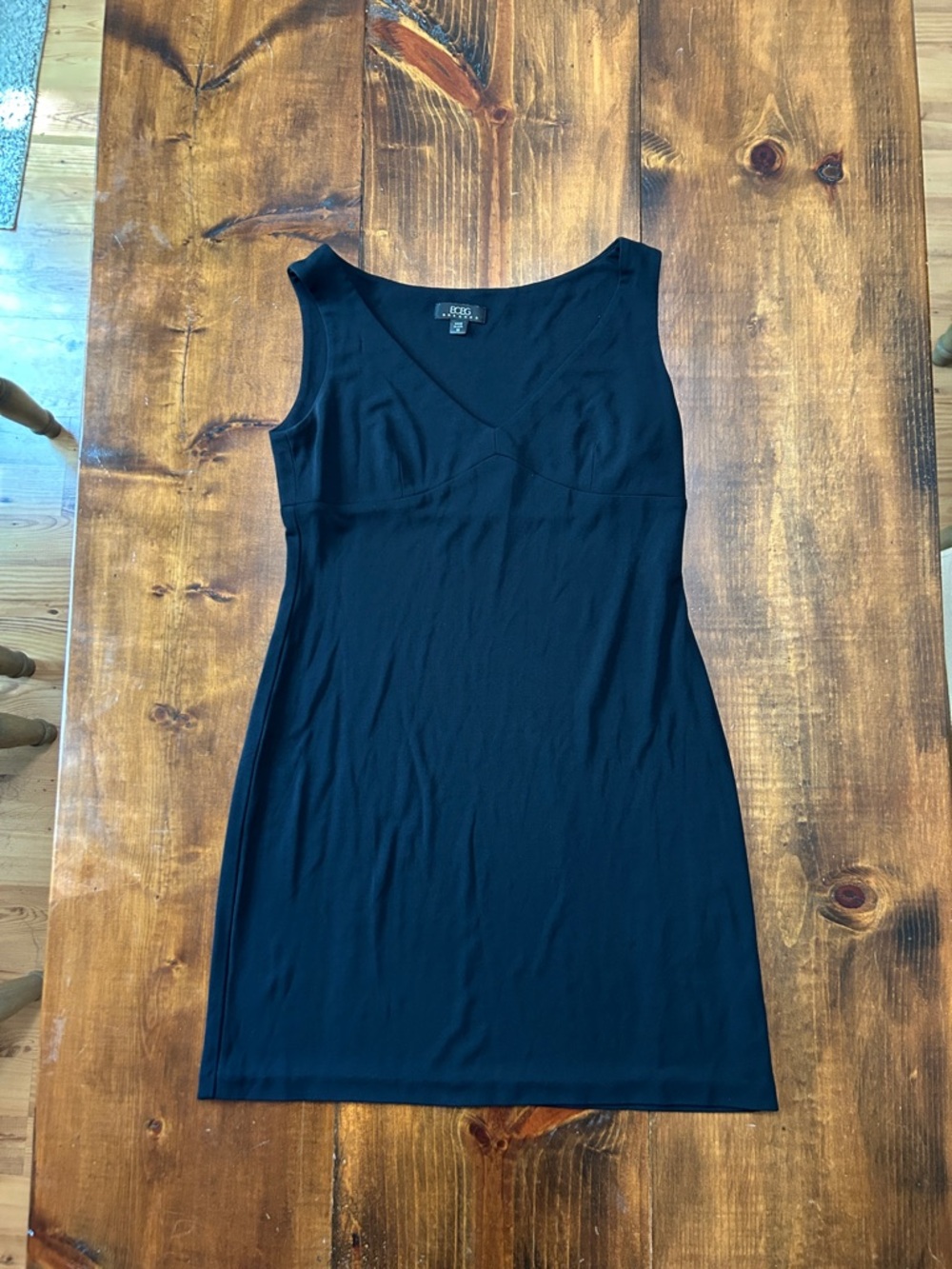 BCBG Vintage Black Party Dress Womens Medium LBD Little Black Dress
